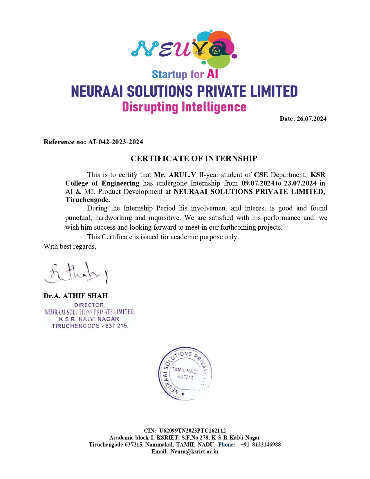 Certificate 2